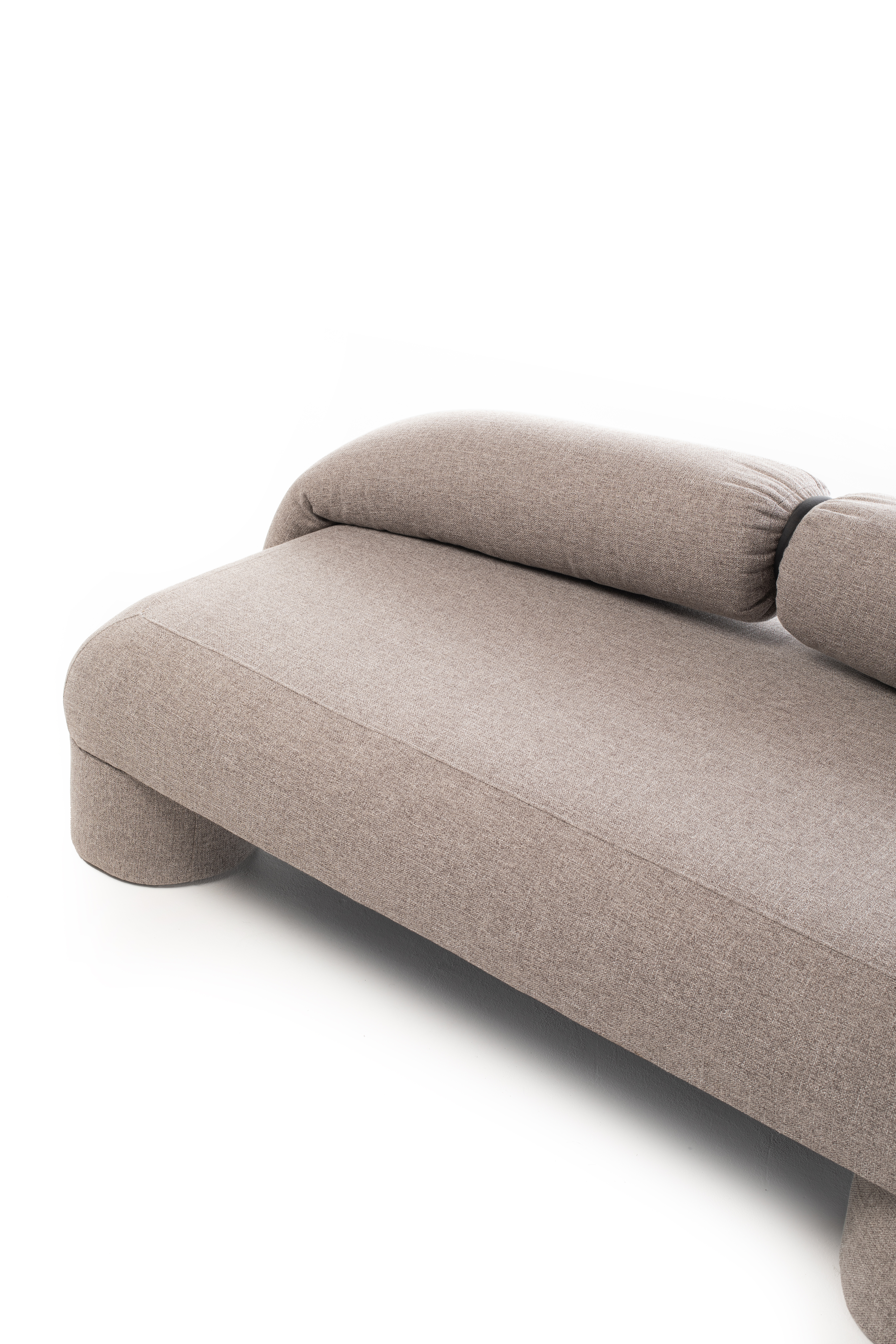 Detail of the Bold Sofa backrest and seat
