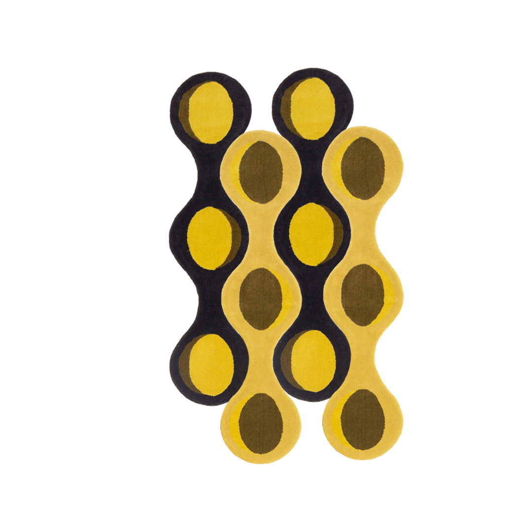 Cardume rug, yellow modules