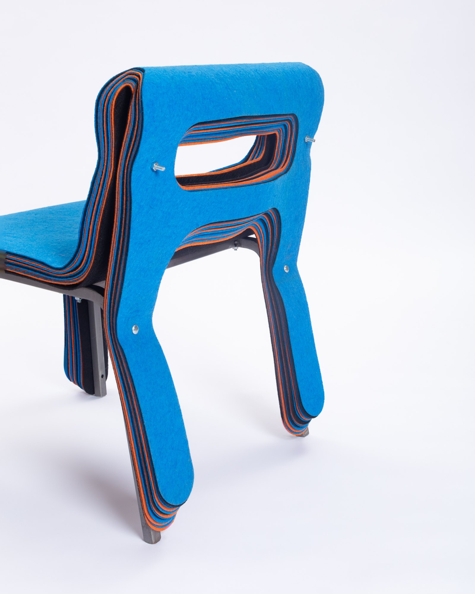 Carpete chair, back view