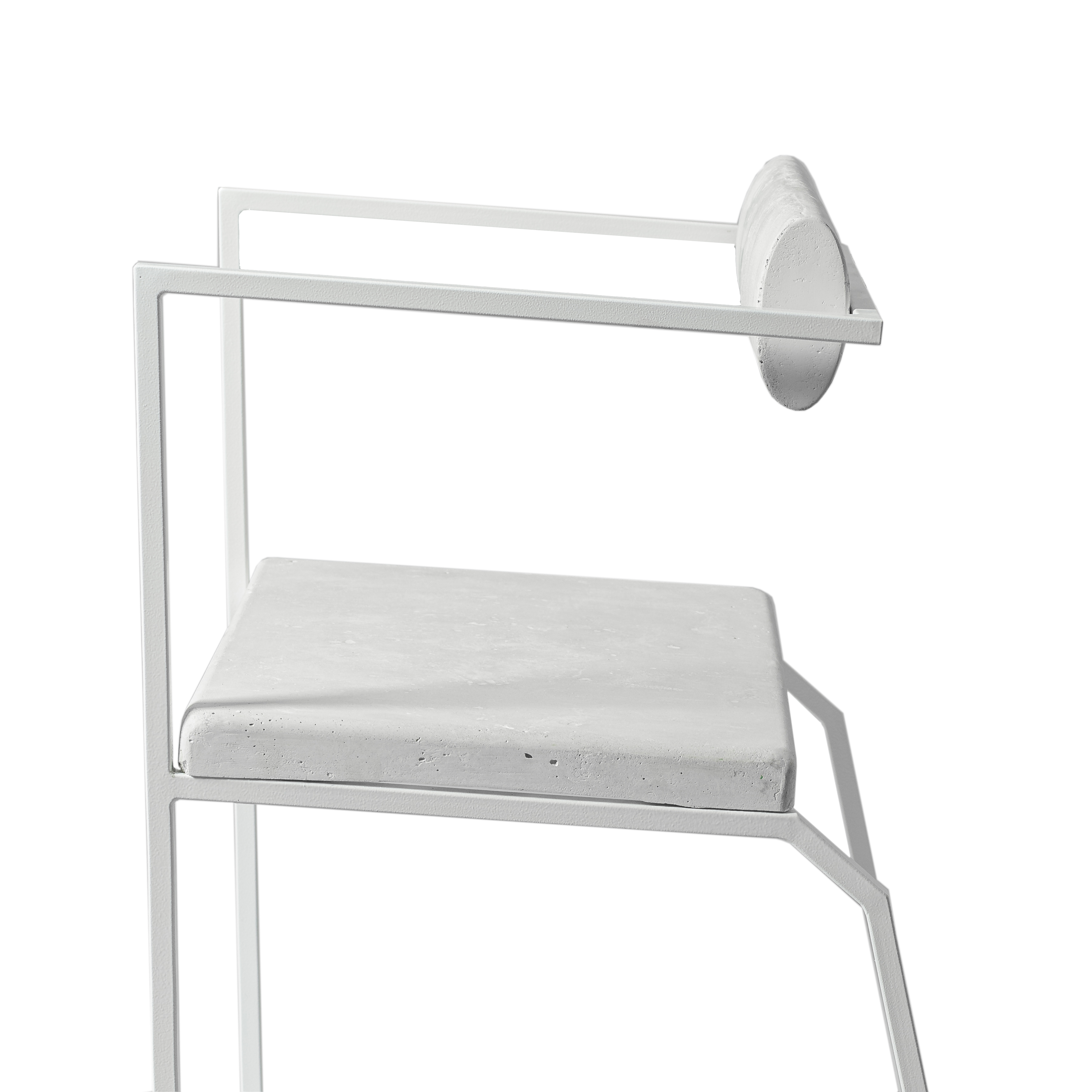Concreta chair, seat and backrest detail