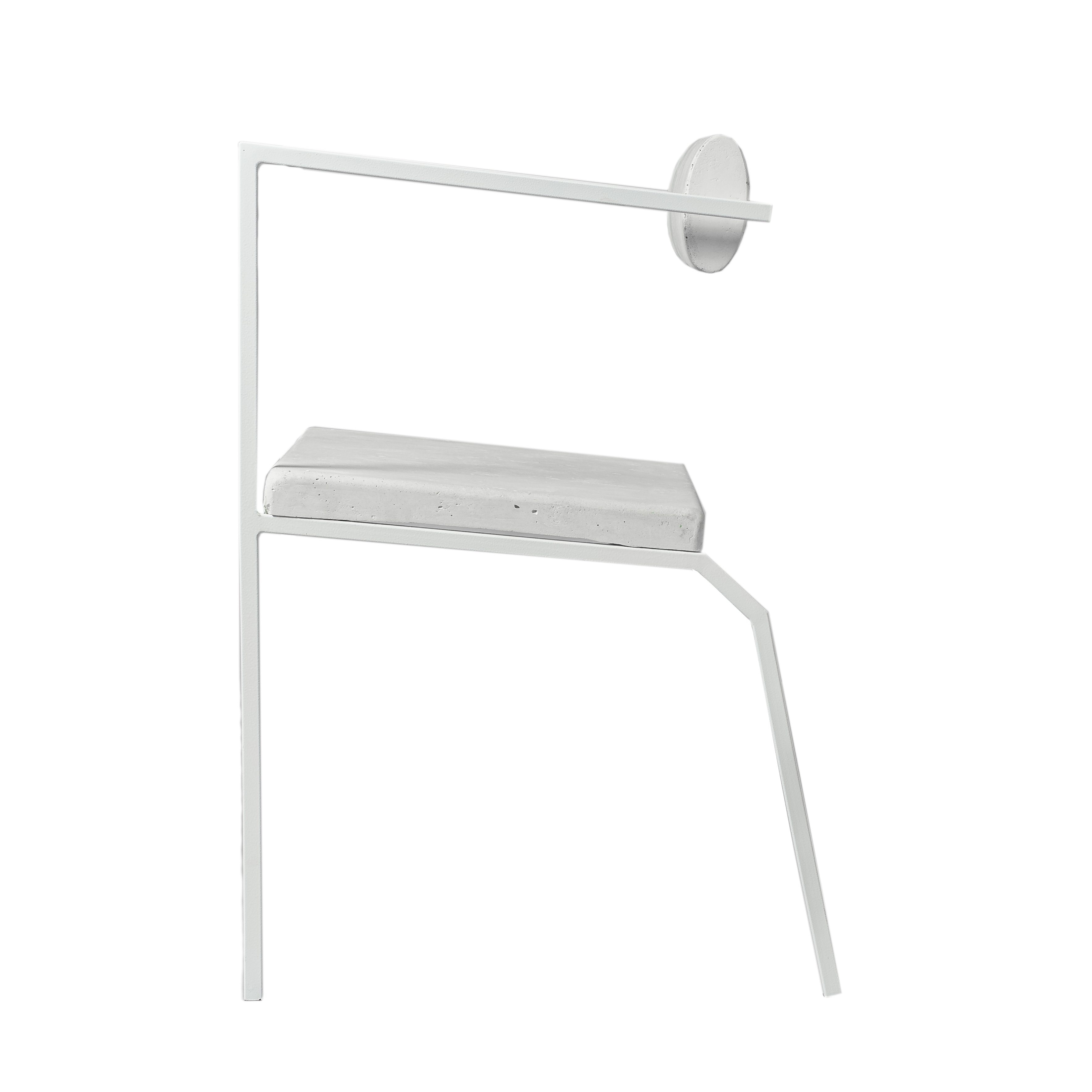Concreta chair seen from the side